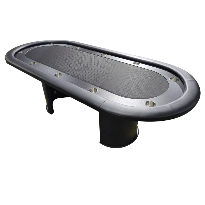 INO Design 73inch Oval Light Series GREEN Felt Foldable Casino Game Poker Table